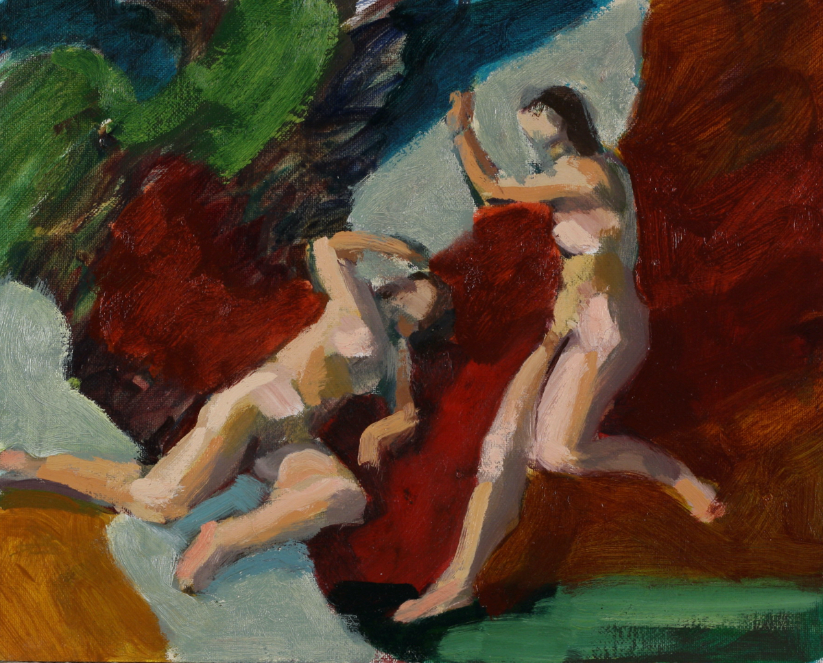 untitled; oil on board, 20 x 25 cm, 2018