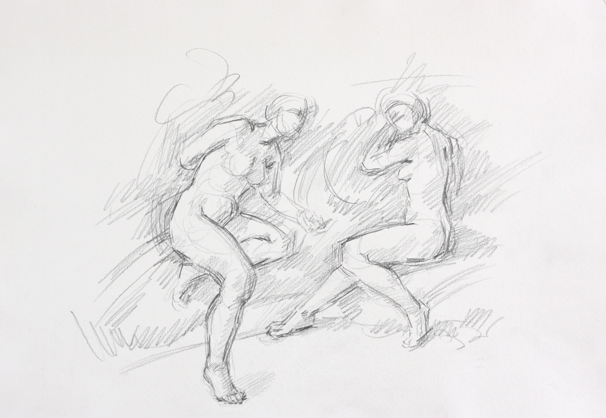 untitled; graphite on paper, 30 x 42 cm, 2017